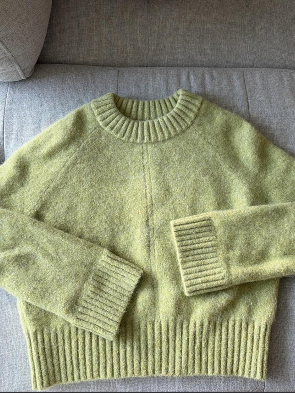 Sezane Sama Jumper / Pistachio / Small / Excellent Condition